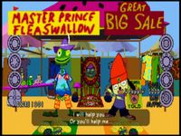 une photo d'Ã©cran de Parappa the Rapper sur Sony Playstation